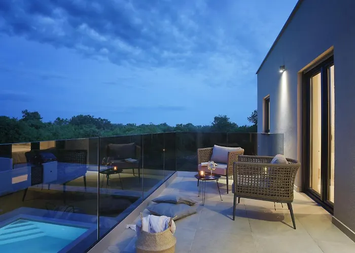 Modern Omnia With Pool And Grill In Pula Villa